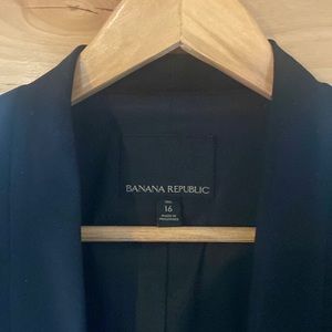 Classic Gently worn Black no collar blazer